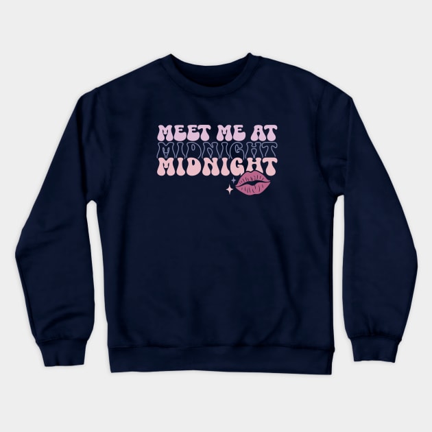 Meet Me At Midnight Crewneck Sweatshirt by OddPop